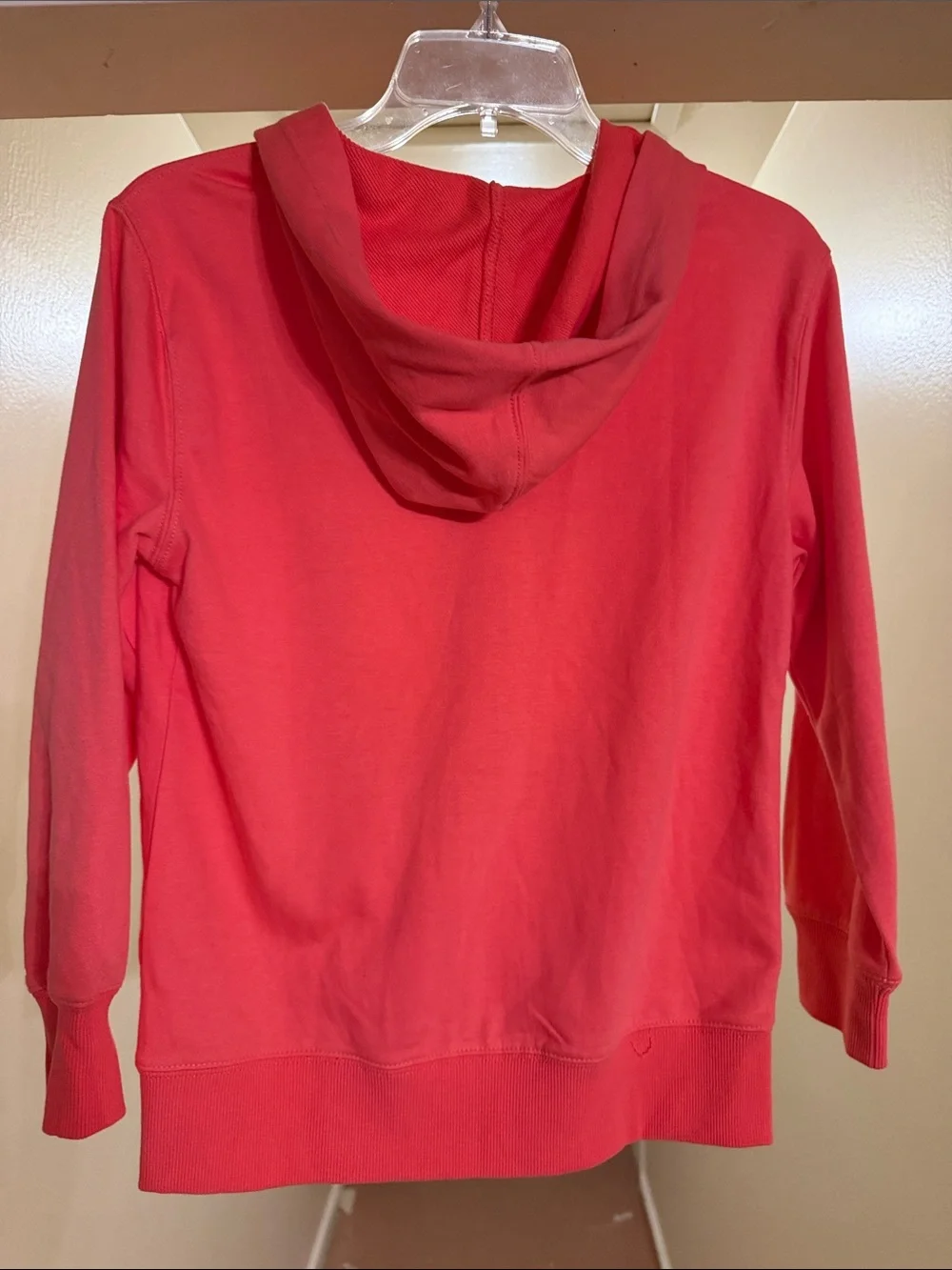 NWT Girls GAP Coral Zip Front Hoodie with GAP 1969 Chest Logo size L 10/12
